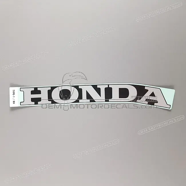 Honda CBR650R Adesivo carena inferiore Honda Lato Destro OEM 86103MKYD10ZA