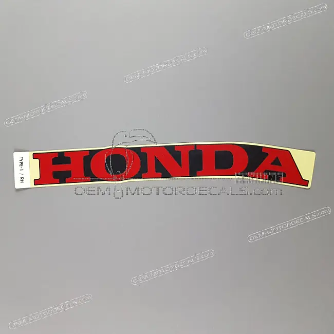Honda CBR650R Carenatura Inferiore Destra Adesivo Logo Honda OEM 86103MKYDM0ZA Grafica Originale di Fabbrica