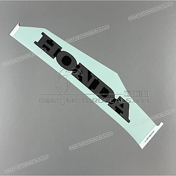 Belly pan decal, right side