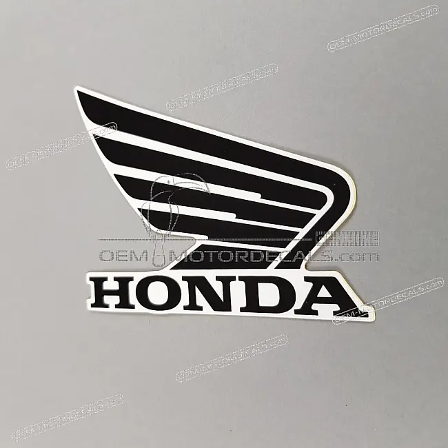Honda CBR125R Rechte Verkleidung Honda Flügel-Aufkleber rechte Seite OEM 86104KPP620ZA
