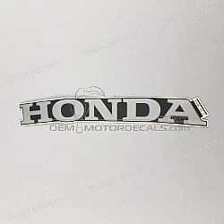 Belly pan decal, left side