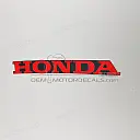 Naklejka logo HONDA owiewka dolna, lewa strona