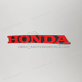Belly pan decal, left side