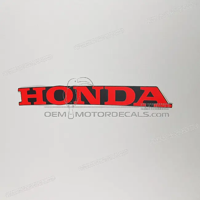 Honda CBR650F Puntale HONDA Logo Adesivo Lato Sinistro OEM 86104-MJE-DD0ZA