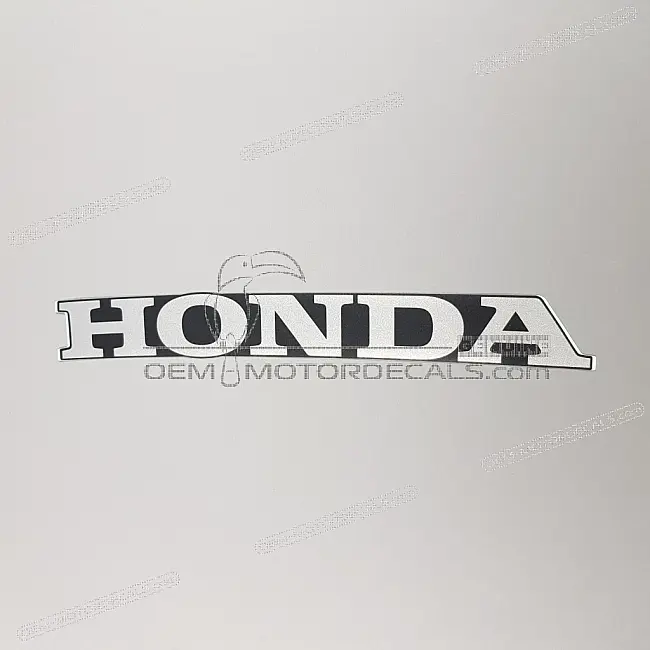 Genuine Honda CBR650F Lower Fairing HONDA Logo Graphic Left Side OEM Part 86104MJEDD0ZB Factory Original Decal