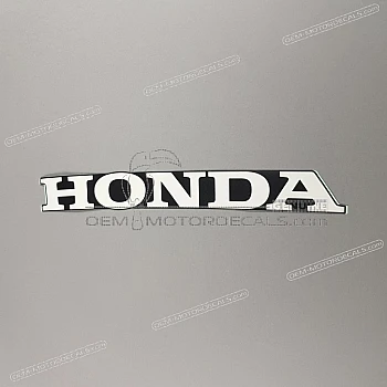 Belly pan decal, left side