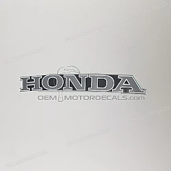 Belly pan decal, left side