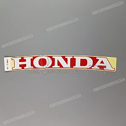 Belly pan decal, left side