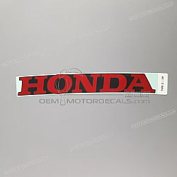 Belly pan decal, left side