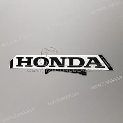 Belly pan decal, left side
