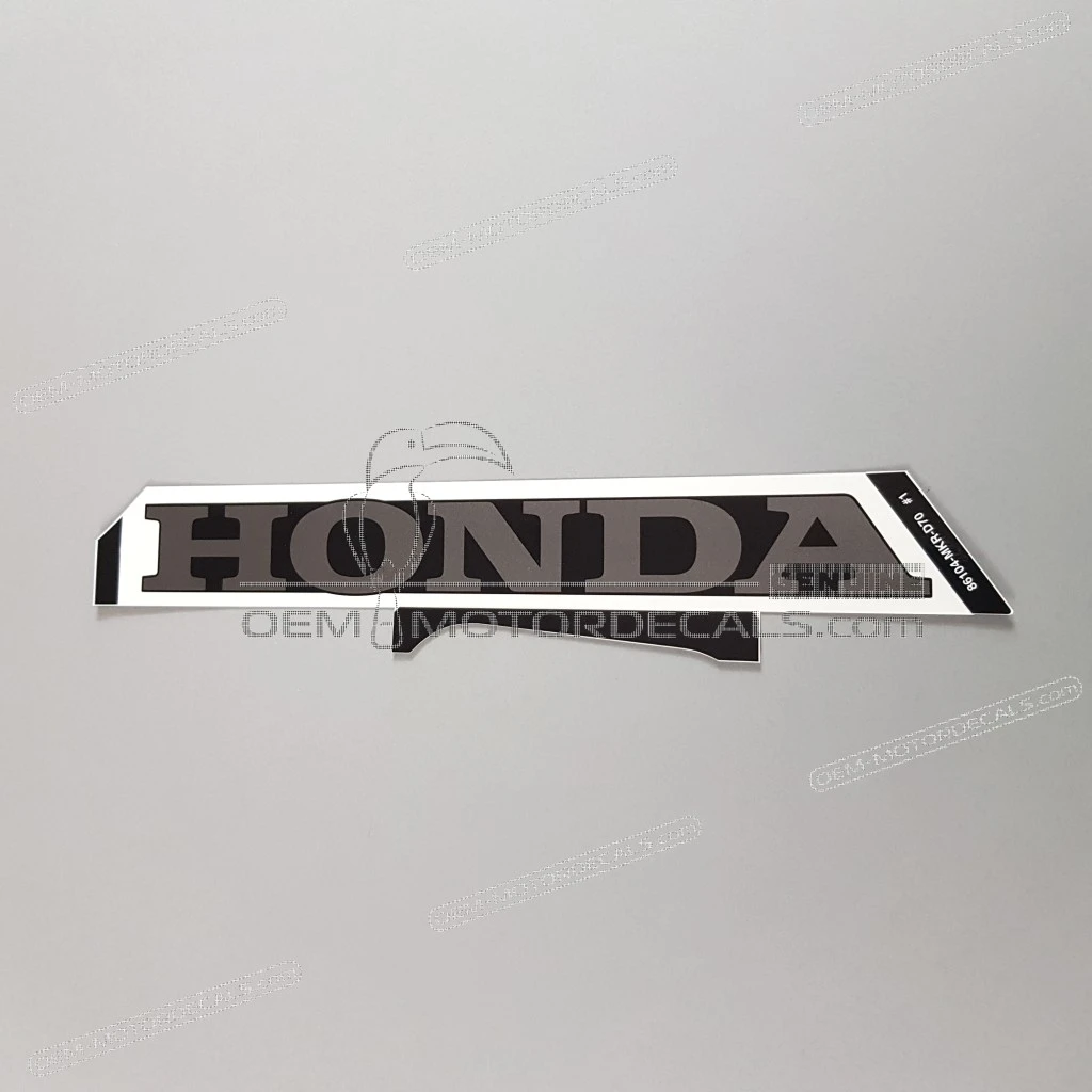 Honda CBR1000RR FIREBLADE Adesivo carena inferiore HONDA, lato sinistro OEM 86104MKRD70ZB
