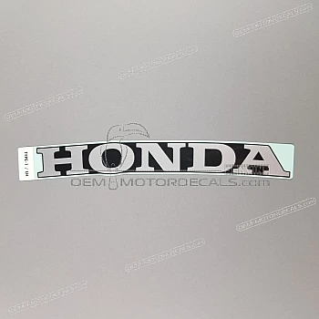 Belly pan decal, left side