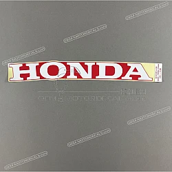 Belly pan decal, left side