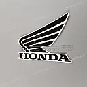 Left fairing Honda Wing logo decal