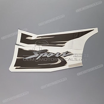 Zijpaneel sticker, rechterkant