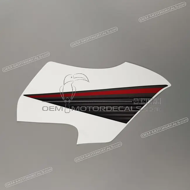 Oryginalna naklejka Honda CB125F na bak, prawa strona, OEM 86171KPNE00ZC, fabryczna winylowa naklejka dla precyzyjnego dopasowania