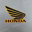 Tank Honda Wing embleem, rechterzijde