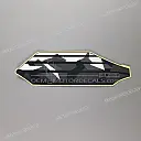 Fuel tank stripe, right side