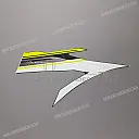 Fuel tank stripe, right side