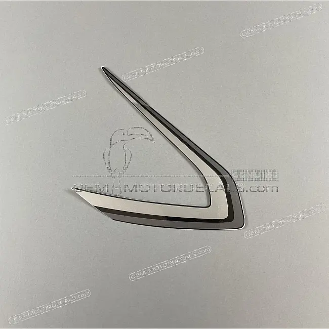 Genuine Honda CB500F Right Side Fuel Tank Stripe Graphic OEM Part Number 86171MKPDE0ZA for Factory Restoration