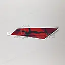 Sticker rechter brandstoftank