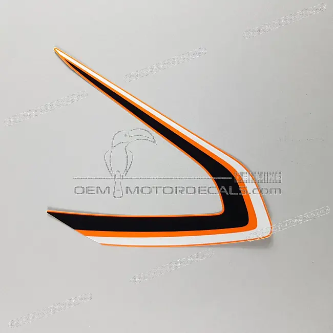Honda CB500F Adesivo Serbatoio Lato Destro OEM 86171MKPJ40ZD Grafica Vinile Autentica