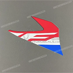 Brandstoftank streep sticker, linkerkant
