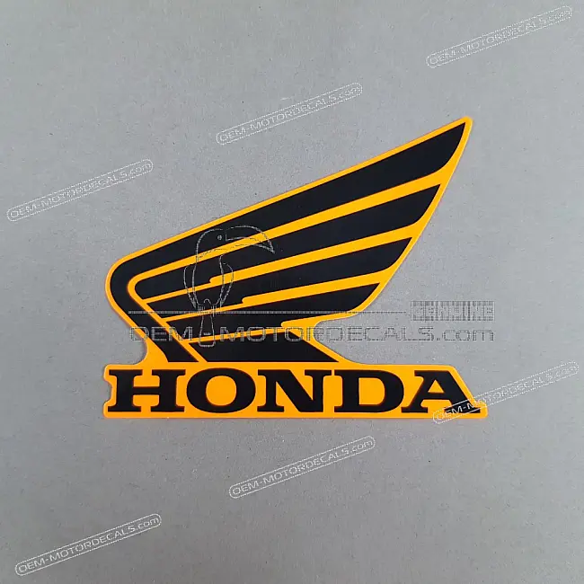Honda CBR125R Tankdeckel Honda Schwingen-Aufkleber linke Seite OEM 86172KTYD70ZA