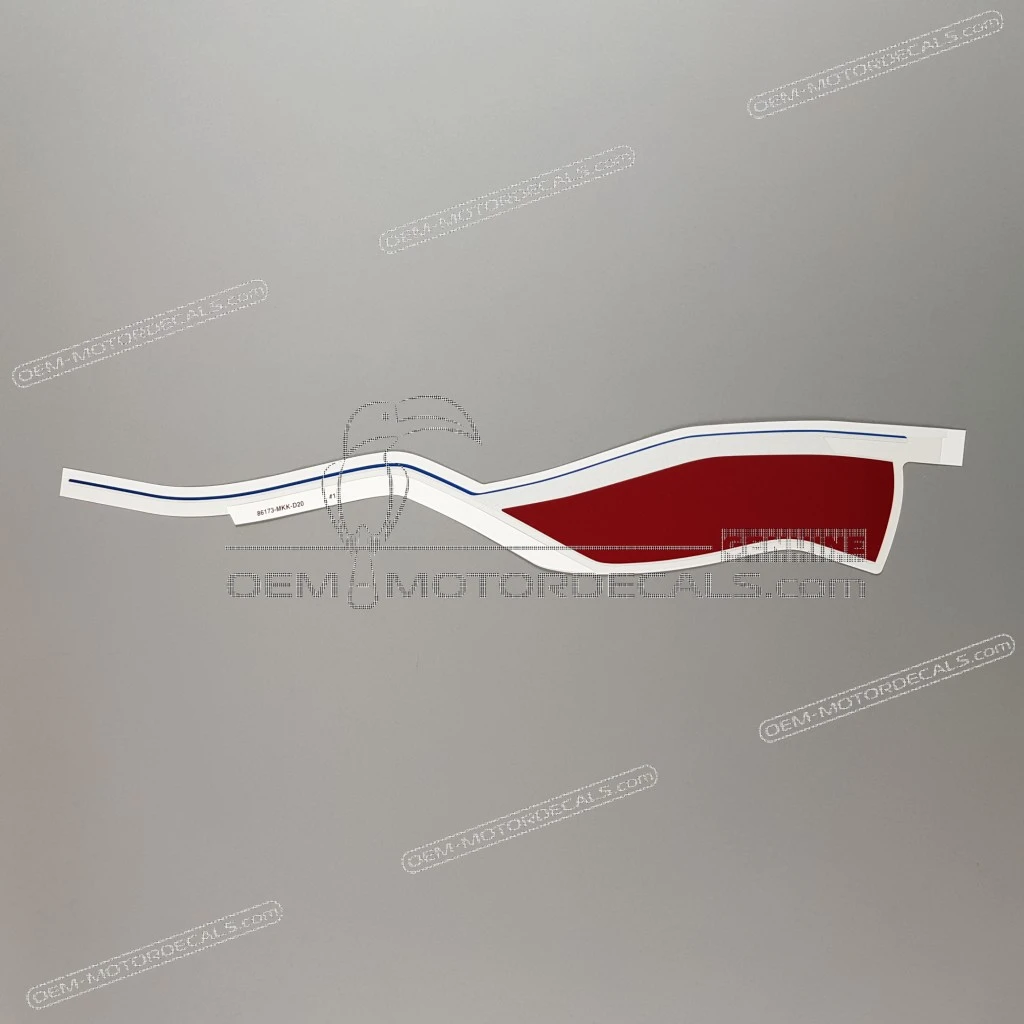 Autocollant de réservoir droit Honda CRF1000 Africa Twin OEM 86173MKKD20ZA