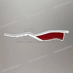 Fuel tank stripe, right side