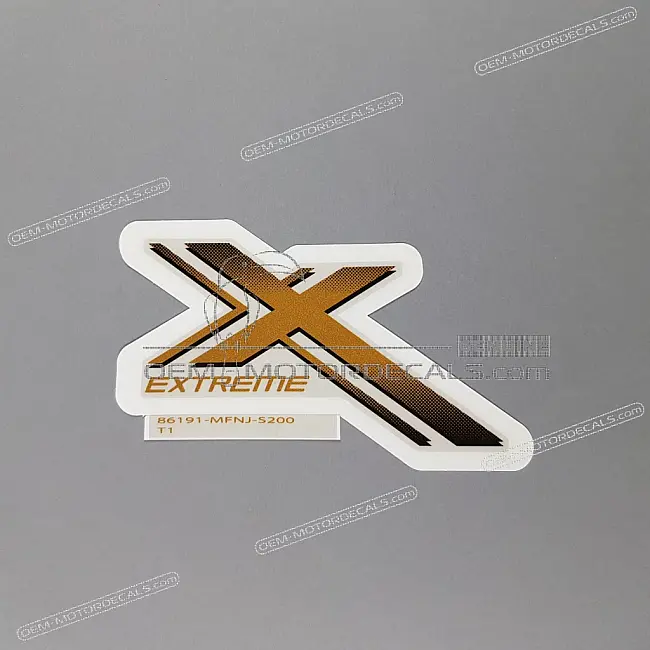 Pegatina Honda CB1000R Deflector Radiador Derecho Lado Derecho OEM 86191MFNS20ZA Pieza Genuina