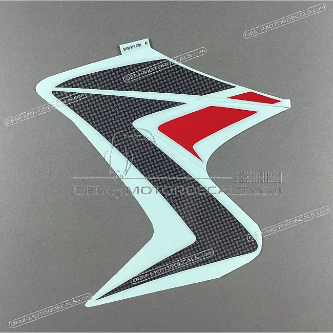Honda CB1000R Linker Radiateurkap Sticker Linkerkant OEM 86192MFN731ZA