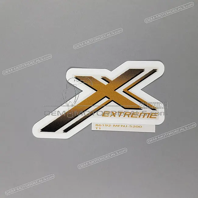 Honda CB1000R Pegatina Deflector Radiador Izquierdo Lado Izquierdo OEM 86192MFNS20ZA
