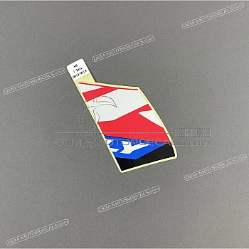 Voorzijde shroud streep B sticker, rechterkant