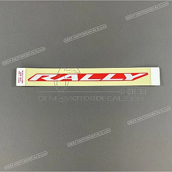 Rally side fairing sticker