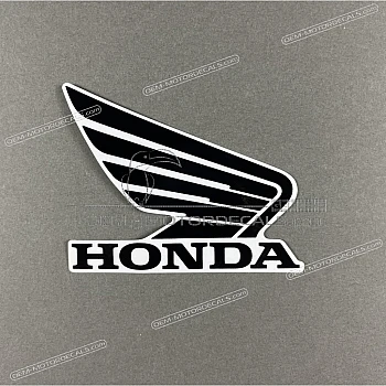 Fuel tank wing emblem decal, right side