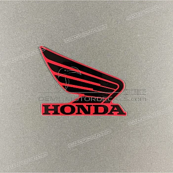 Fuel tank wing emblem sticker, right side