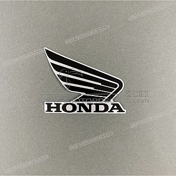 Fuel tank wing decal, right side