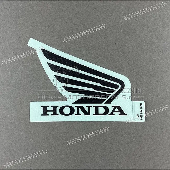Honda CB125R Radiateurbekleding CB125R Logo Rechterkant OEM 86201K98E60ZC Originele Fabriekssticker