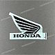 Honda CB125R Kühlerverkleidung CB125R Logo rechte Seite OEM 86201K98E60ZC Echtes Werk-Aufkleber