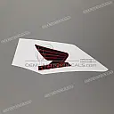 Emblema Honda Wing carenatura, lato destro