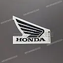Naklejka Honda ze skrzydłem na prawą owiewkę, prawa strona