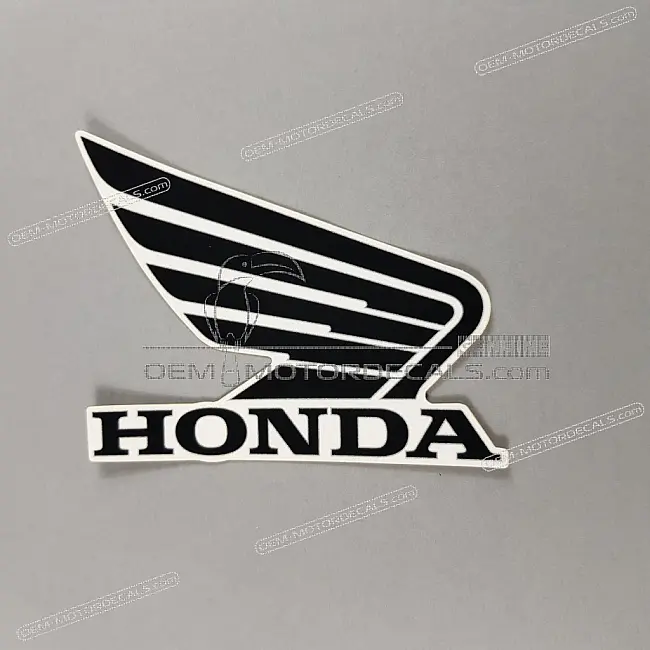 Honda CBR500R Kraftstofftank Honda Wing Aufkleber rechte Seite OEM 86201MGZJ00ZG