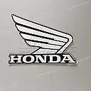 Pegatina Honda Wing para depósito de combustible, lado derecho