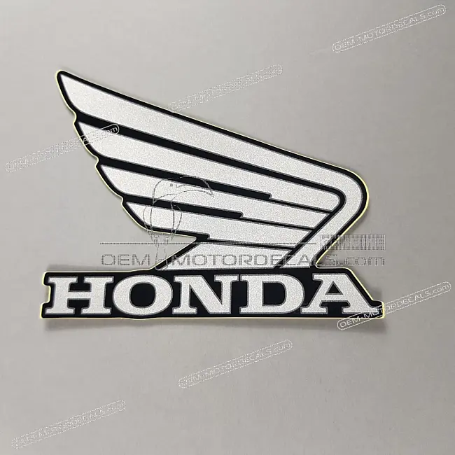 Honda CBR650F Adesivo Logo Honda Wing Serbatoio Lato Destro OEM 86201MJED00ZC