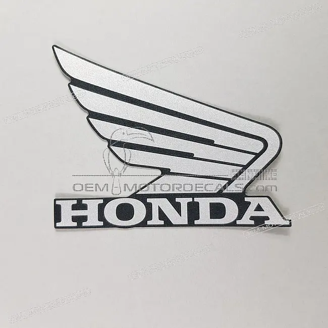 Honda CB650F Fuel Tank Honda Wing Logo Emblem Right Side OEM 86201MJEDD0ZA