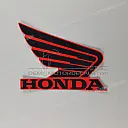 Logotipo Honda Wing depósito de combustible, lado derecho