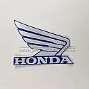 Adesivo logo Honda Wing, serbatoio, lato destro