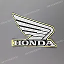 Fuel tank Honda Wing emblem, right side