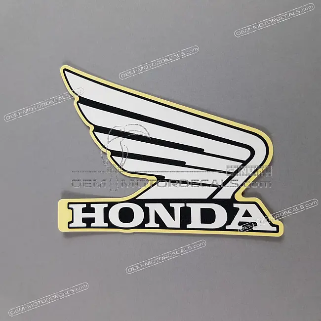 Honda CB650F Kraftstofftank Wing Emblem rechte Seite OEM 86201MJEG00ZB